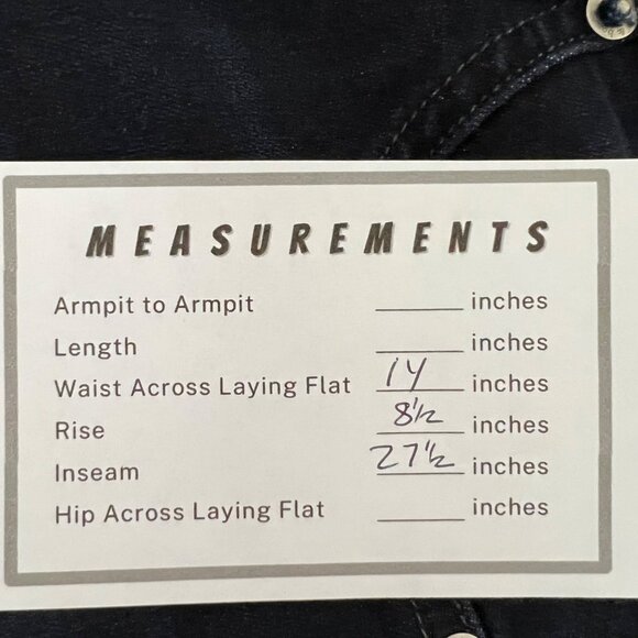 Rag & Bone Womens Capri Skinny Jeans Lynnwood Dark Blue Wash Ankle size 27 - Picture 13 of 13